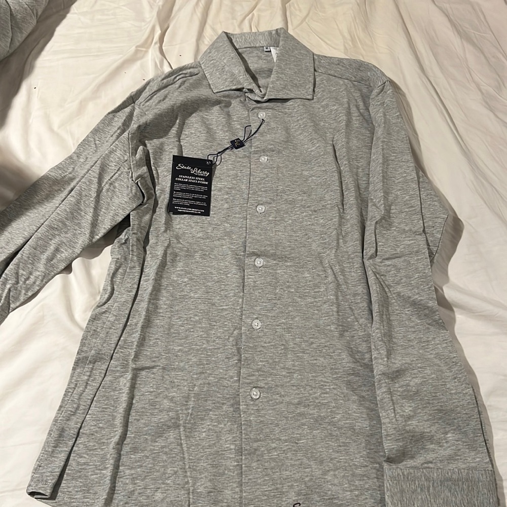 State & Liberty long sleeve collard shirt